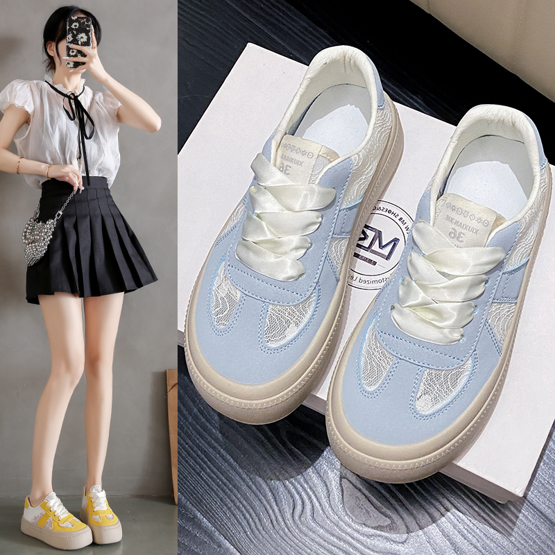2024夏季新款韩版网面透气女学生小白鞋网红街拍休闲鞋Z885//C
