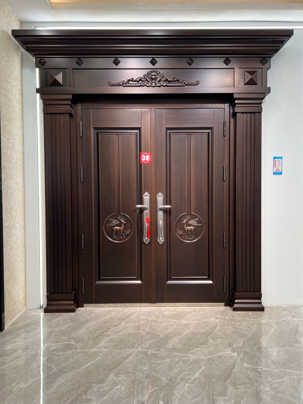 别墅大门38号钛镁合金大门+双开门+定制大门意向卡非实物