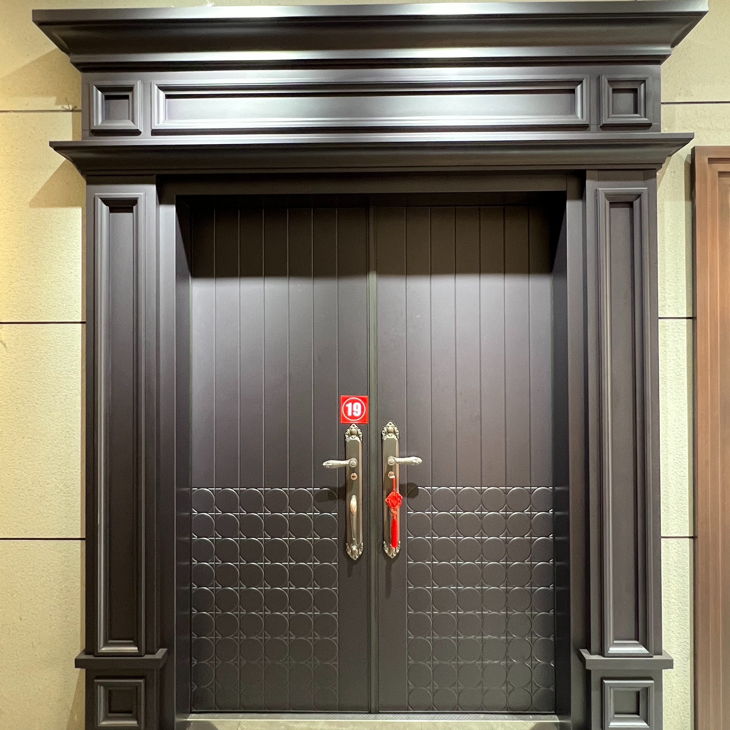 别墅大门19号铝板材质大门+双开+对开意向卡非实物