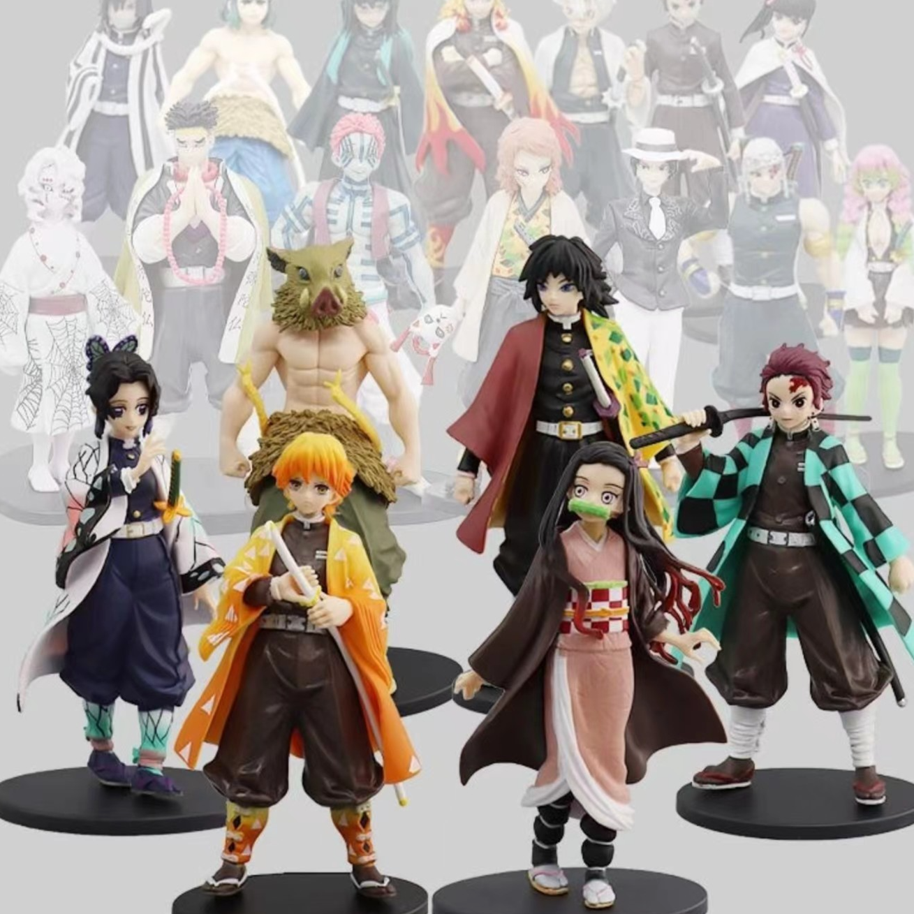 樱木手办 鬼灭之刃6款人物 手办模玩