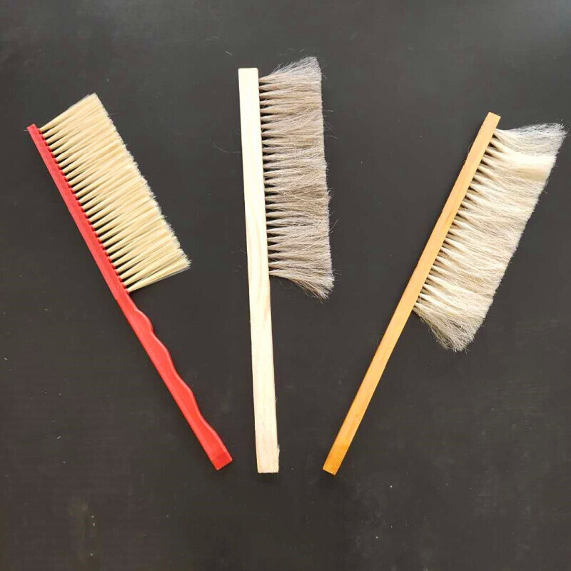 蜂友汇 蜂扫三排马尾蜂刷蜜蜂双排柔软蜜蜂扫蜂 养蜜蜂工具 单排