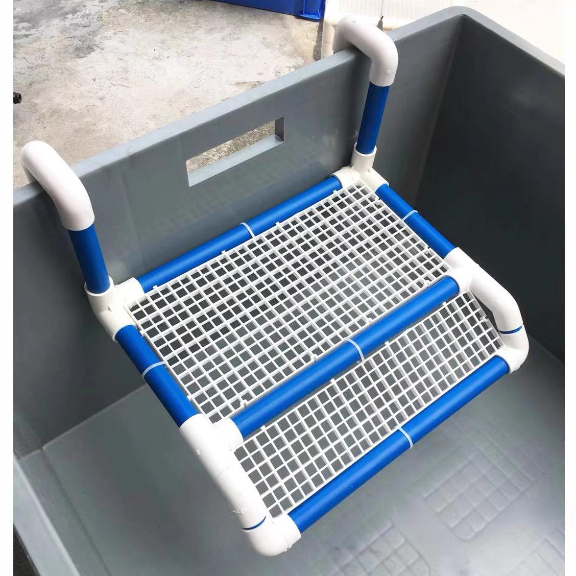 晒背爬坡躲避定制乌龟晒台爬台diy龟缸浮岛鱼缸大型PVC爬梯休息台