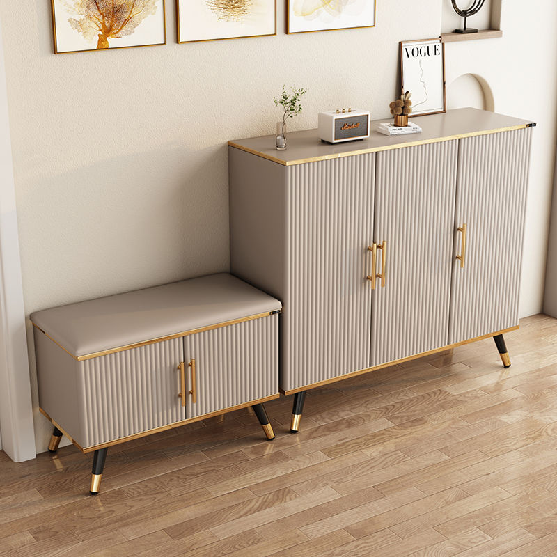 鞋柜门口进门靠墙玄关柜一体可坐鞋凳入户走廊家用换鞋凳门口可坐