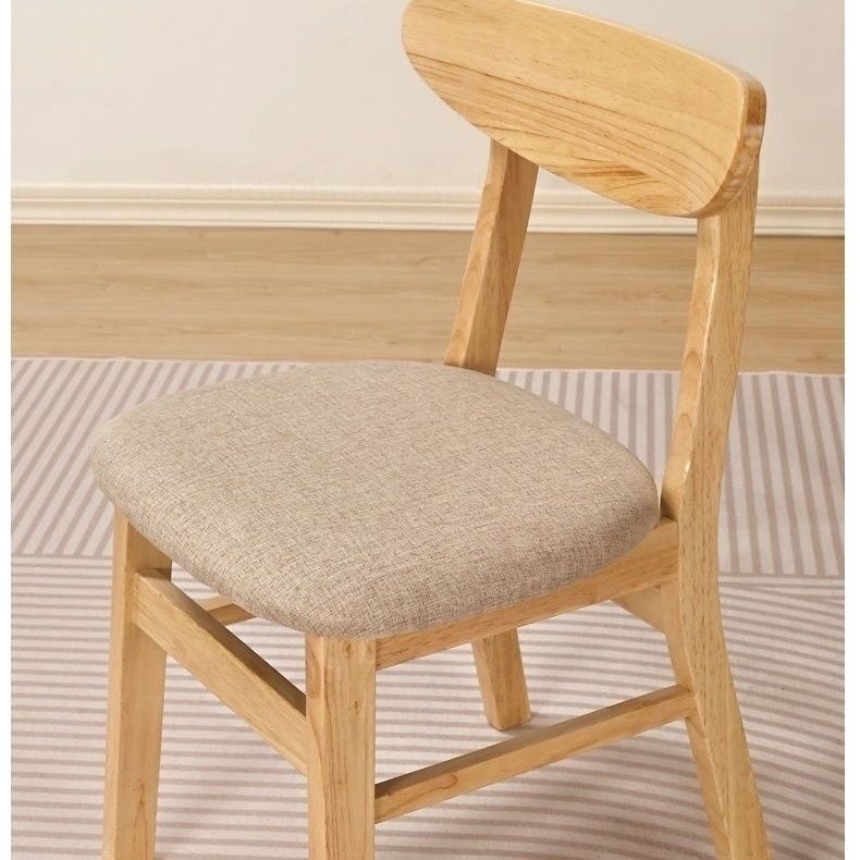 现代靠背椅北欧蝴蝶简约餐桌实木椅子餐椅家用餐厅休闲凳子