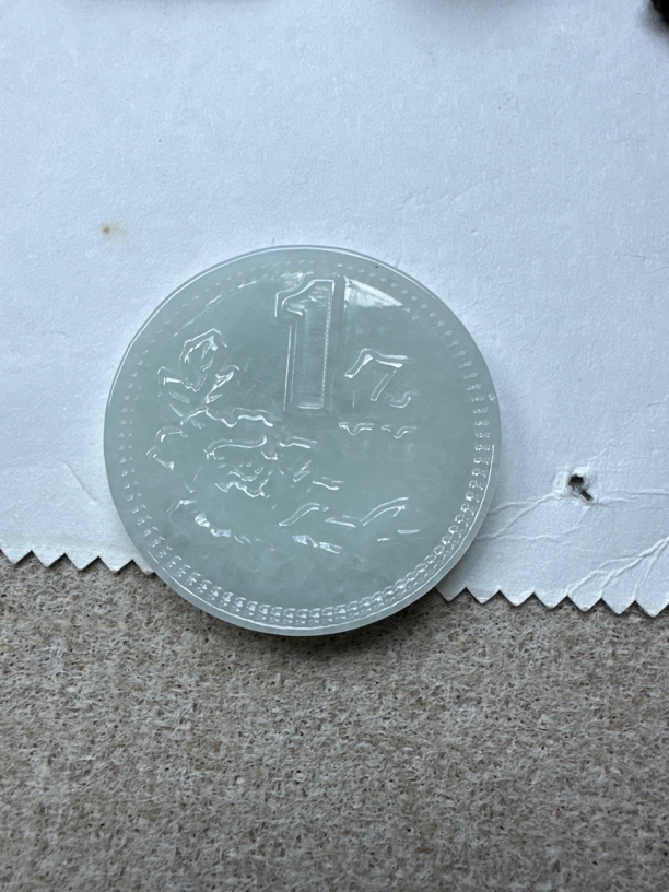 天然翡翠A货一亿吊坠