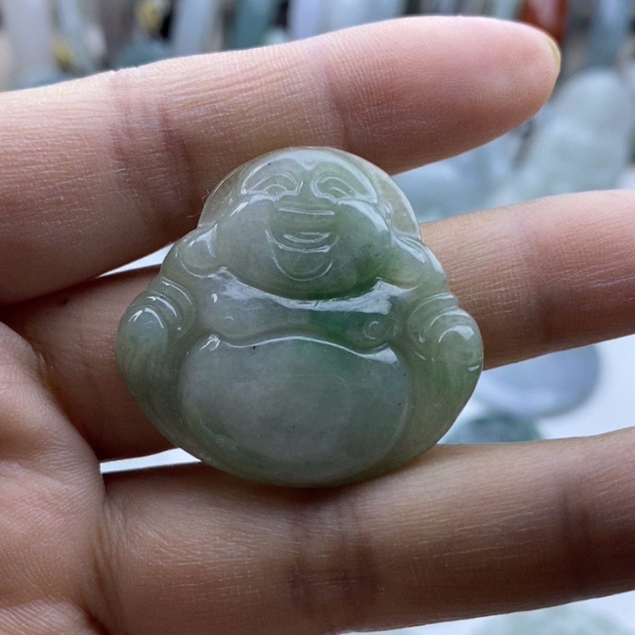 【闪购商品】翡翠颈饰未镶嵌佛公