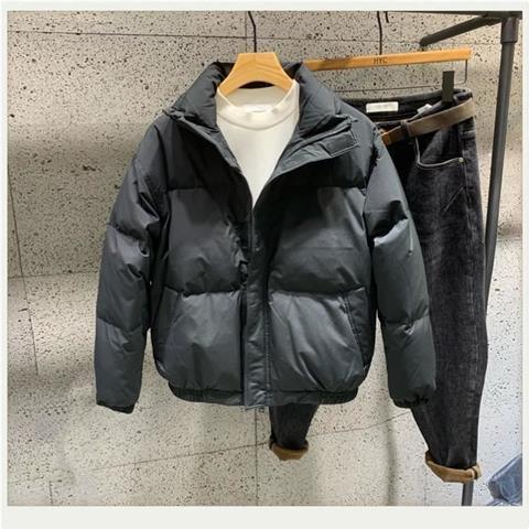 羽绒服男冬季新款潮流帅气短款面包服轻薄加厚保暖韩版潮牌外套男