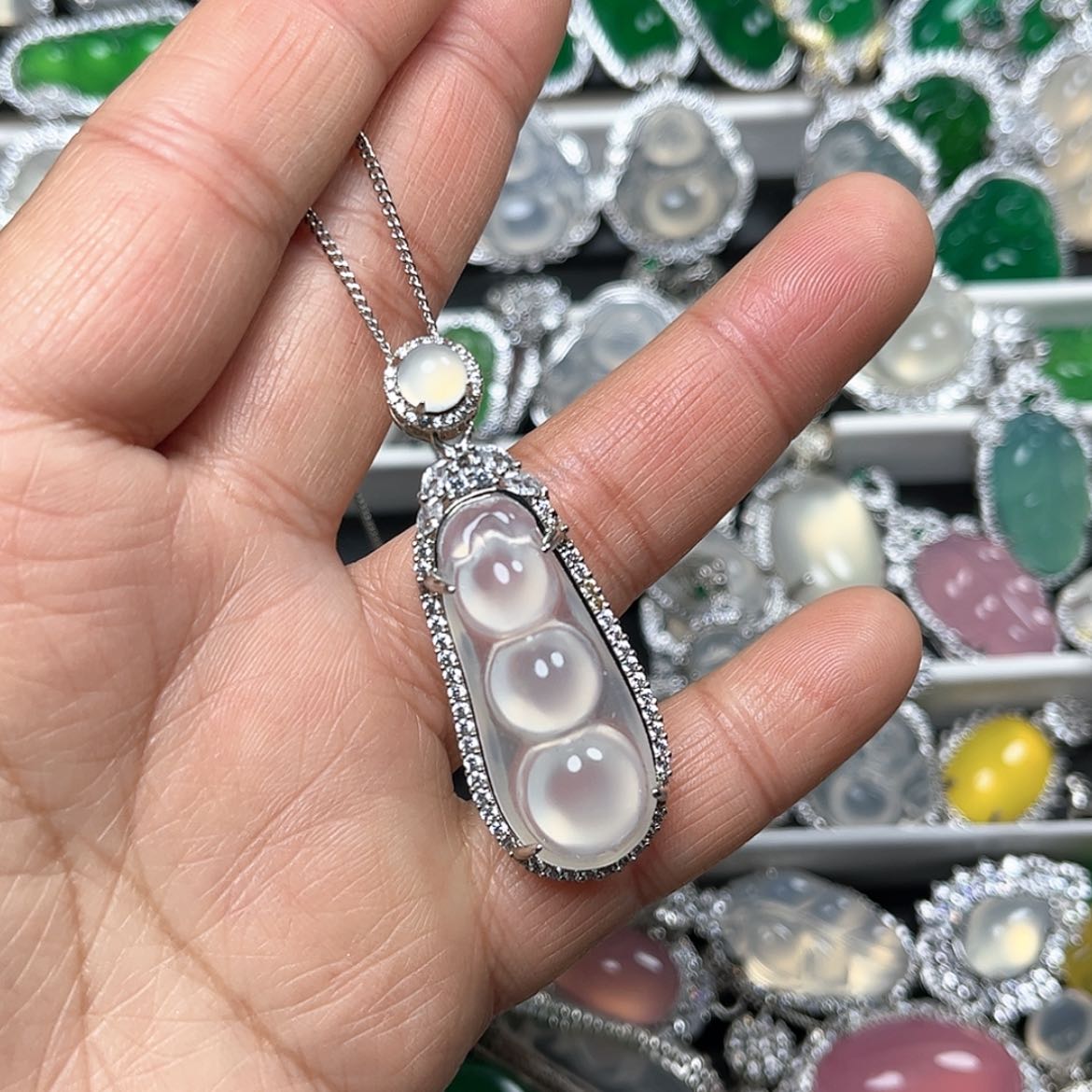 【闪购商品】玛瑙/玉髓颈饰未镶嵌