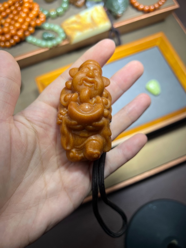 精品精美手把件财主