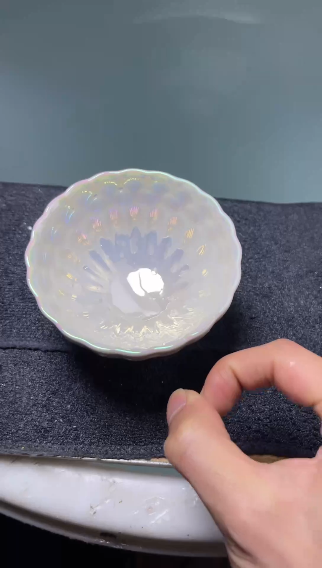 【闪购商品】瓷茶盏珍珠贝