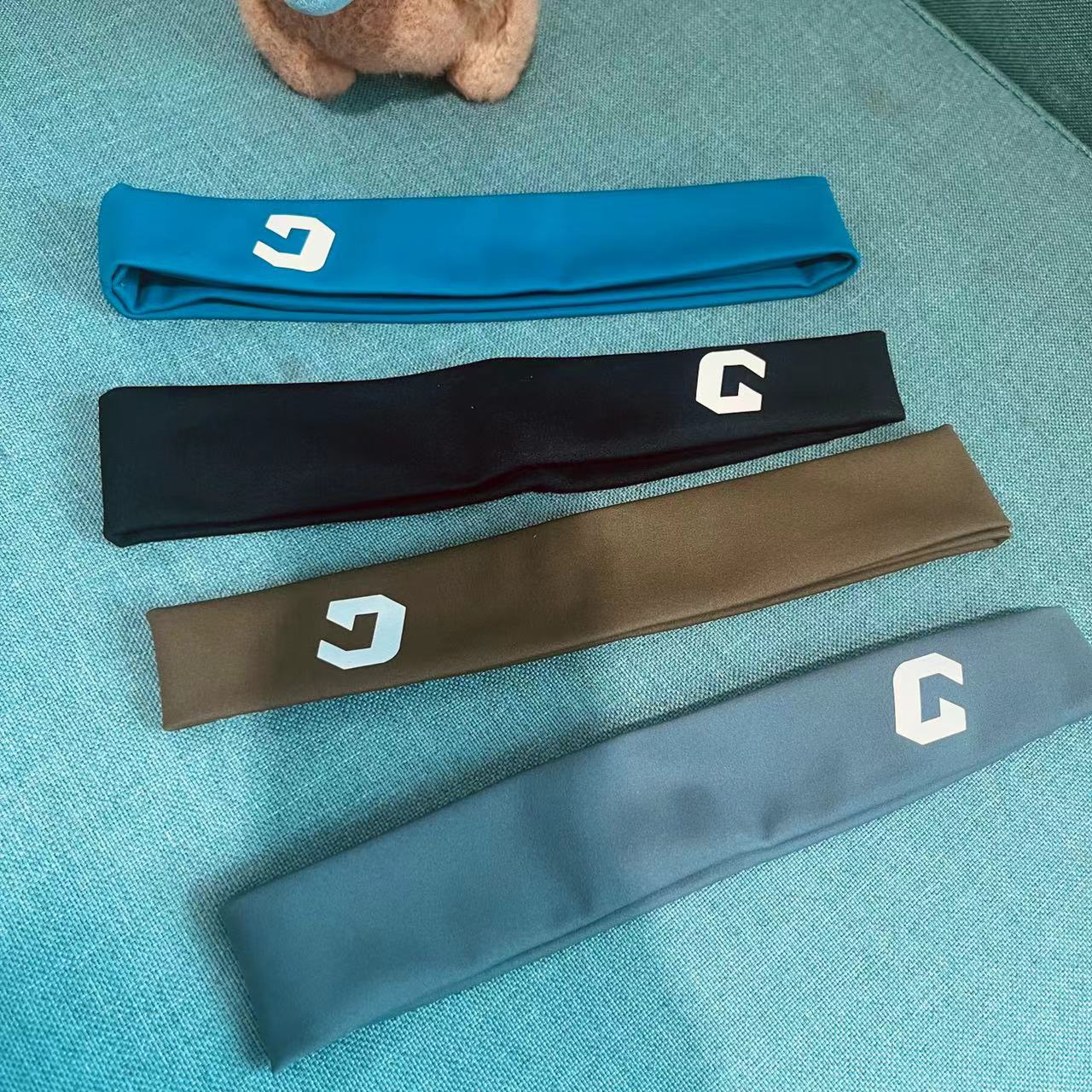 锦纶发带瑜伽健身跑步羽毛球防滑夏吸汗运动导汗男女止汗头带