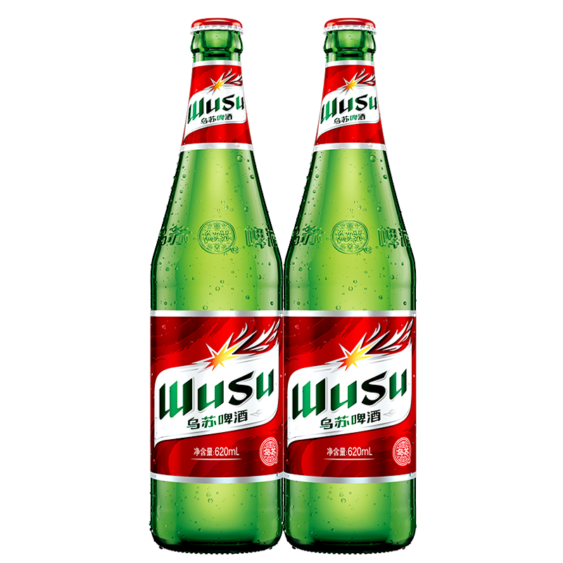 【微醺好物】WUSU乌苏啤酒新疆大乌苏620ml*6瓶整箱装红乌苏瓶装