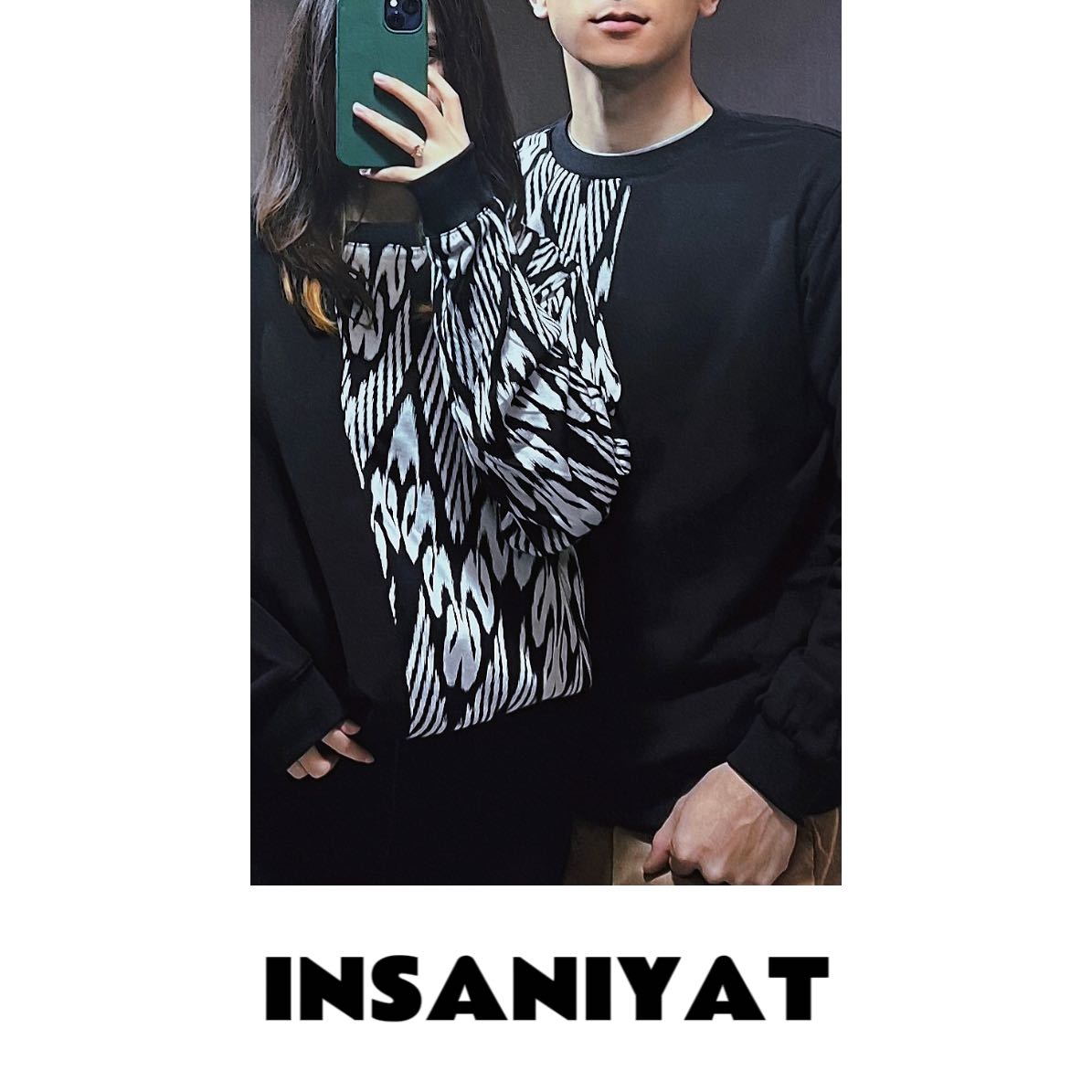 INNSANIYET/瑛沙昵雅艾特莱斯Atlas民族风长袖圆领秋季情侣卫衣