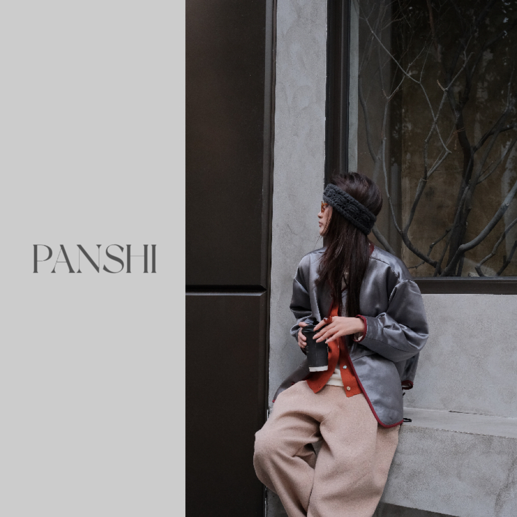 PANSHI原创撞色国风设计新中式棉服外套