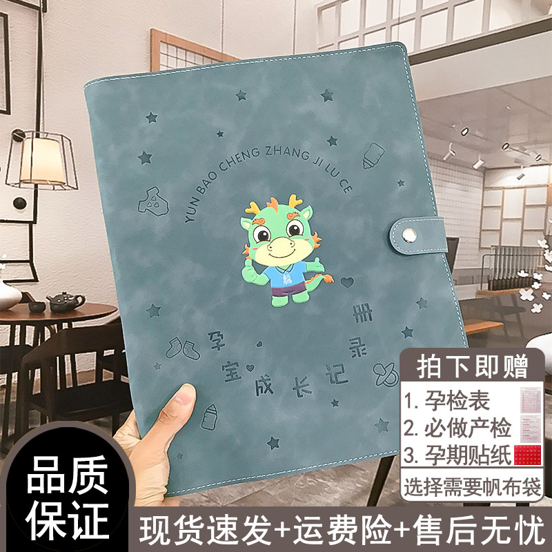 2024龙宝宝孕检收纳册孕妈妈产检报告单检查单收纳孕妇孕期文件夹
