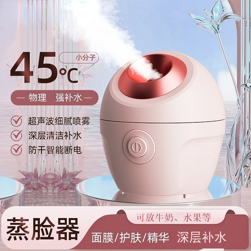 全新热喷蒸脸仪纳米喷雾器仪器家用面脸部美容仪补水加湿打开毛孔
