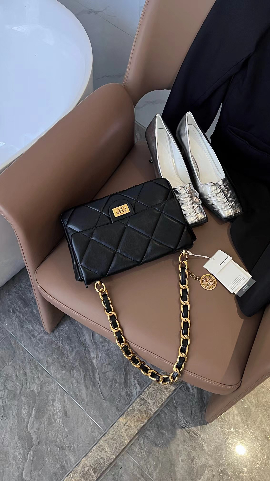 时尚设计气质百搭小众设计ins斜跨洋气肩包潮流单肩菱格包包