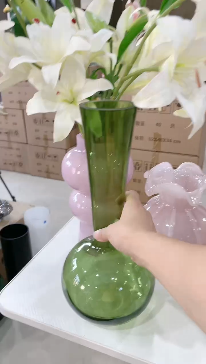 【闪购商品】淡绿色长颈
