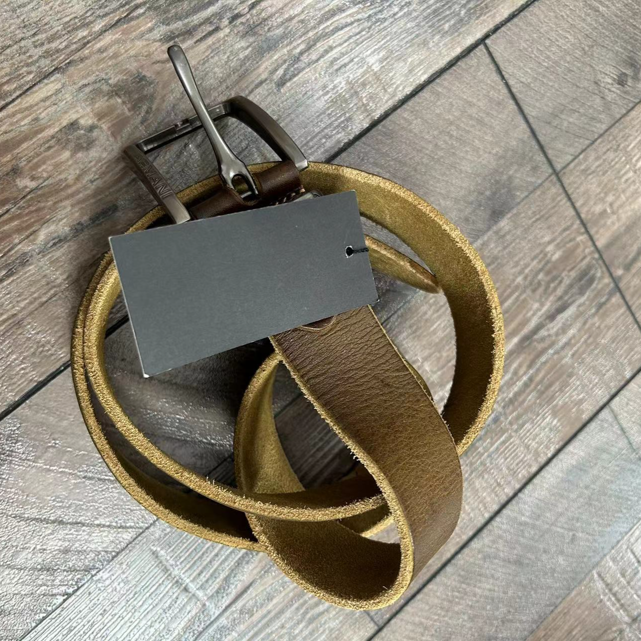 丽子原创 头层牛皮休闲百搭男士腰带