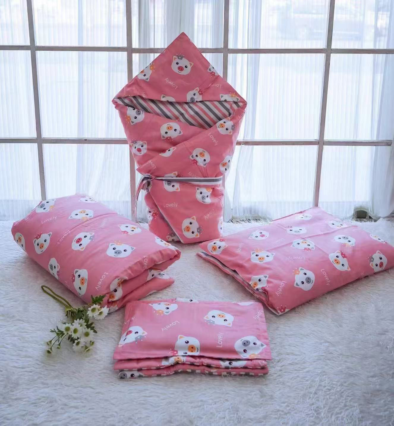 纯棉粉色小猪待产包