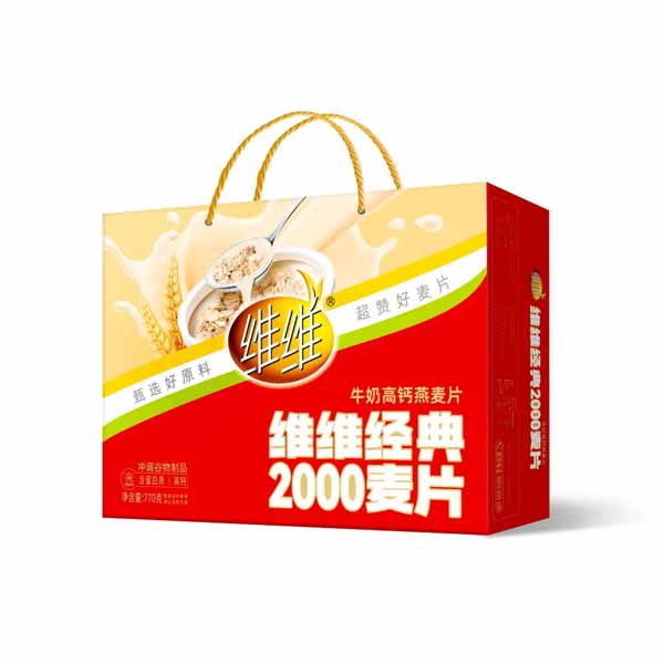维维牛奶高钙燕麦片礼盒(770g)