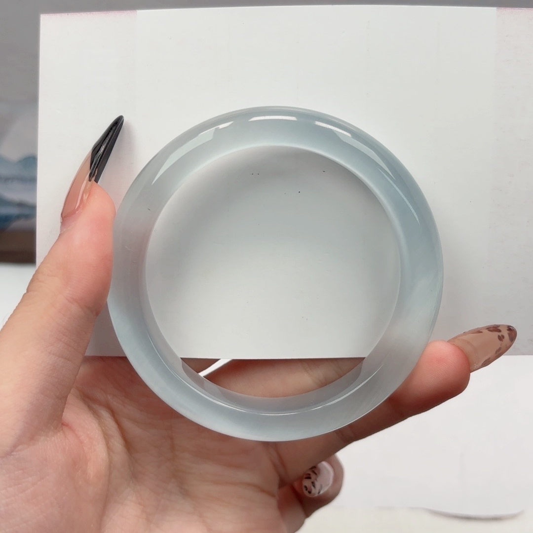 冰冰蓝手镯53-54圈口