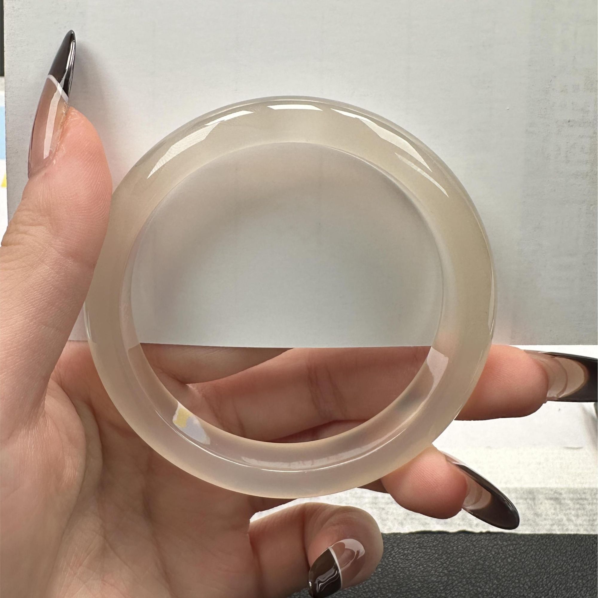 货头香槟金手镯56-57圈口