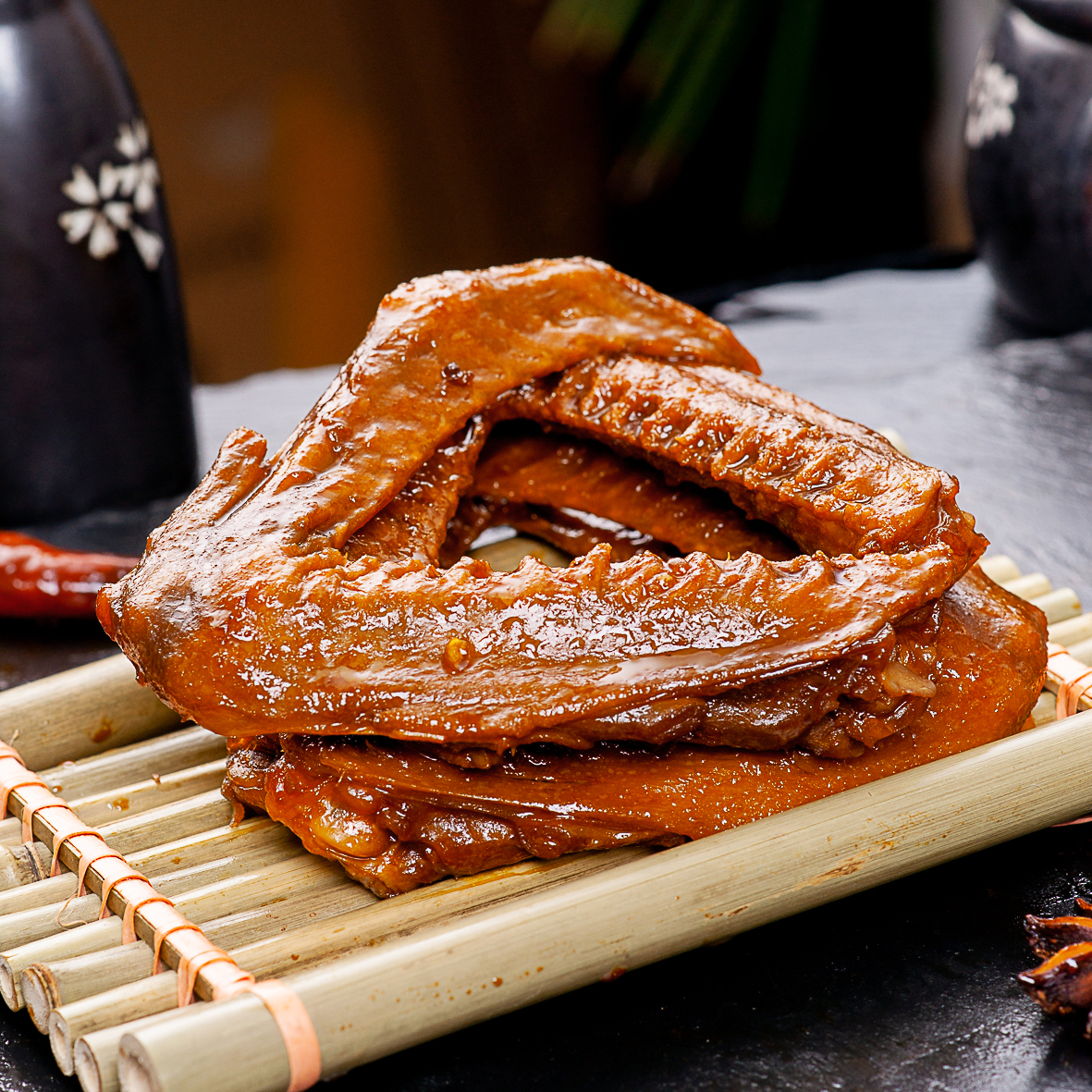 【心选鸭翅】鸭漫记 鸭翅现做现发即食鲜卤休闲卤味零食熟食