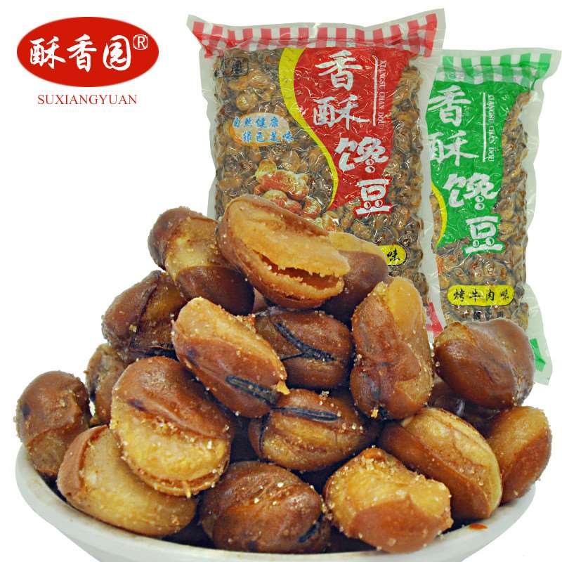 酥香园蚕豆兰花豆零食下酒菜香酥馋豆豆类坚果4斤散装小包装5斤装