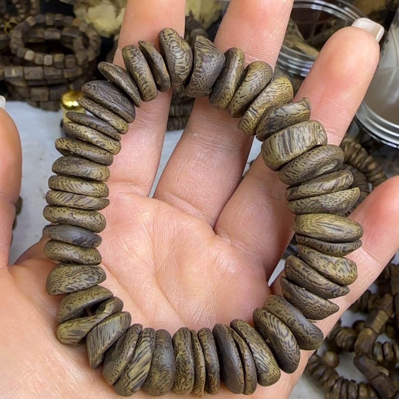 【闪购商品】沉香手串棋楠包壳沉水手串