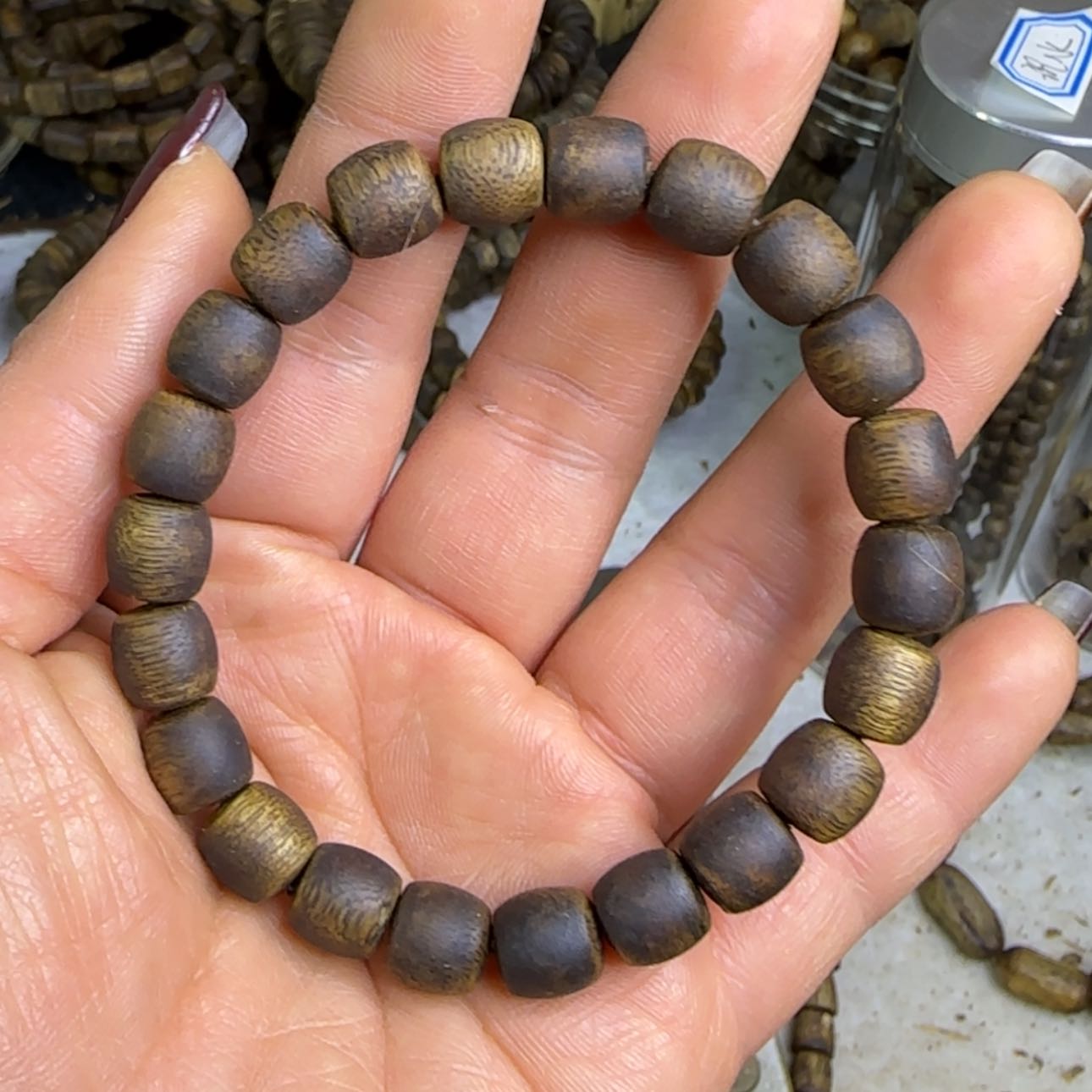 【闪购商品】沉香手串棋楠鼓珠沉水浮手串