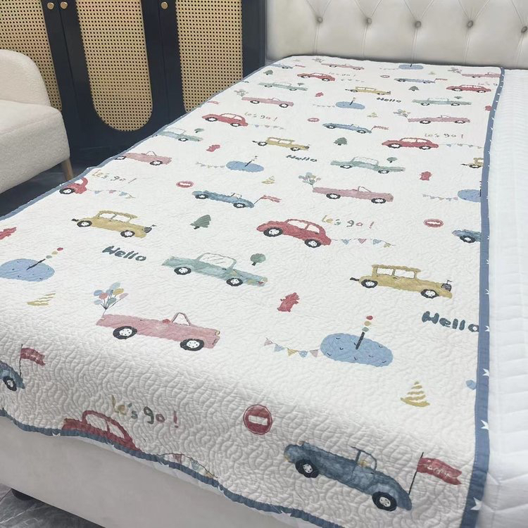 砂洗床盖 学生学校宿舍用 0.9×2米