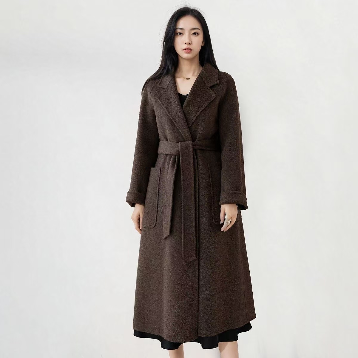 2401-2500新款双面高端毛呢大衣m