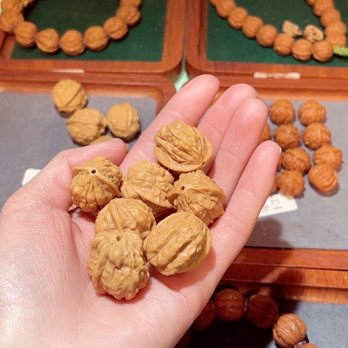 【闪购商品】文玩核桃手串铭*