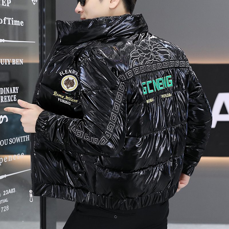 冬季男士棉衣外套2023新款欧货棉服男款立领棉袄加厚青年冬装潮牌