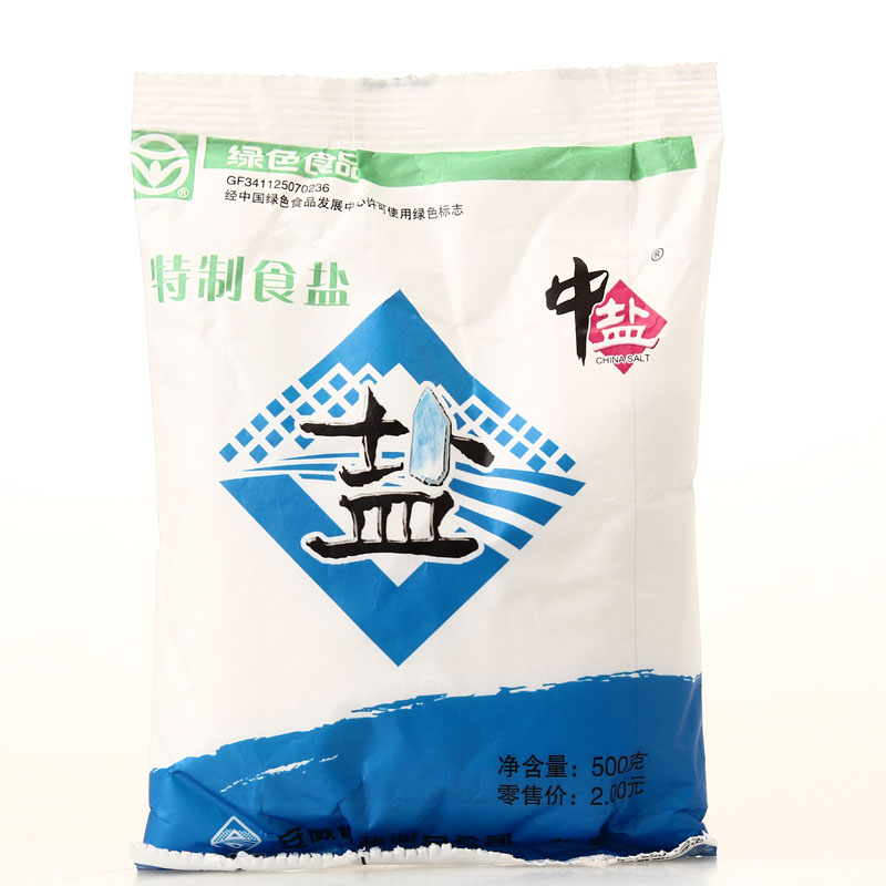 中盐牌绿色食品盐500g