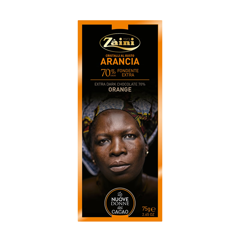 扎伊尼意大利进口ZAINI70%黑巧克力排块休闲