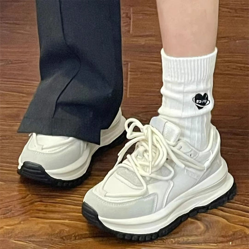 红蜻蜓牌学生软妹运动鞋女2023秋季新款复古运动鞋百搭港风爆款