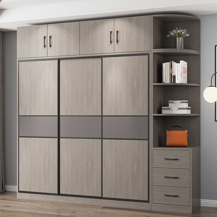 【结实耐用】实木衣柜家用卧室小户型出租房现代简约组装经济型衣柜