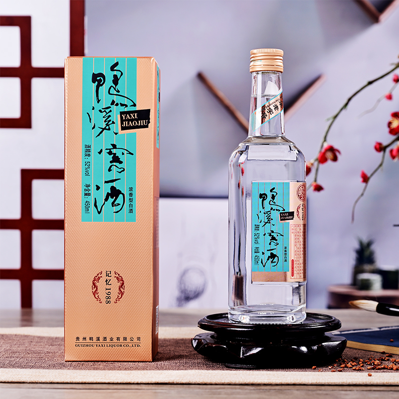 鸭溪窖记忆1988浓香型纯粮优级白酒 52度450ml