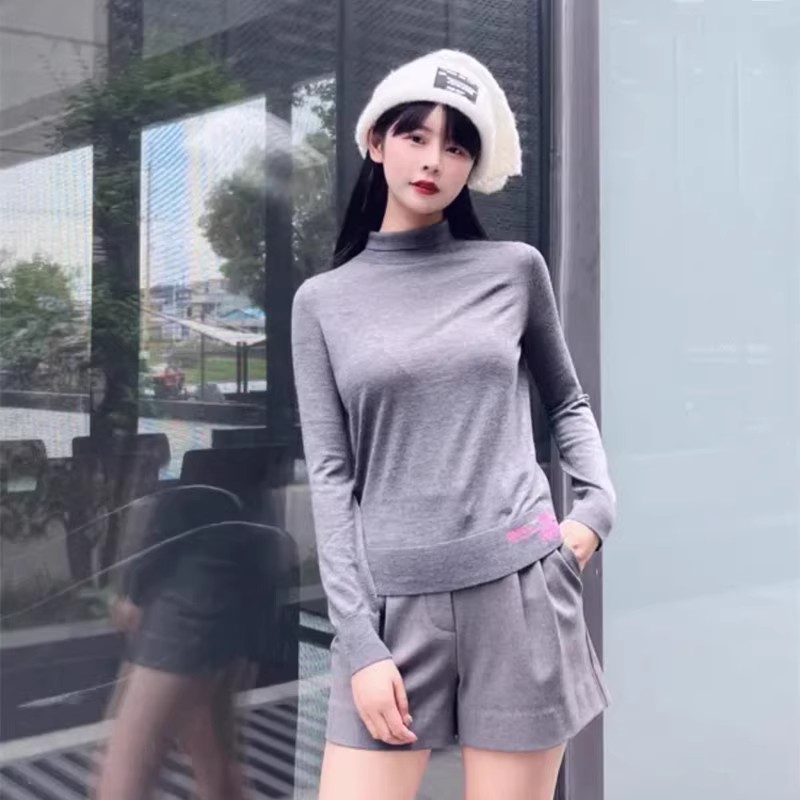 【商场同款】半高领针织秋冬打底衫保暖百搭时尚毛衣女洋气534