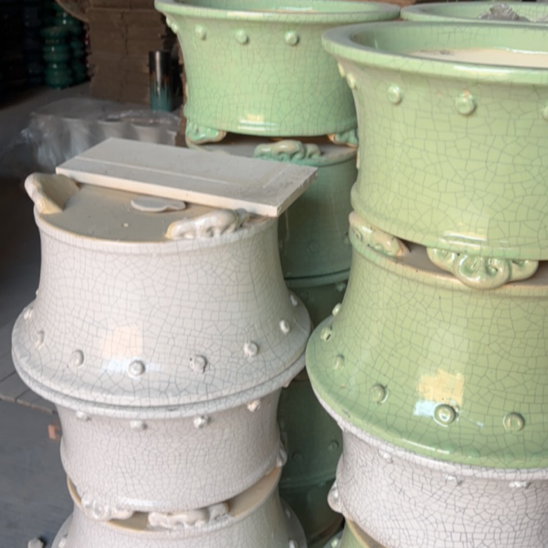 风景盆花开富贵长红