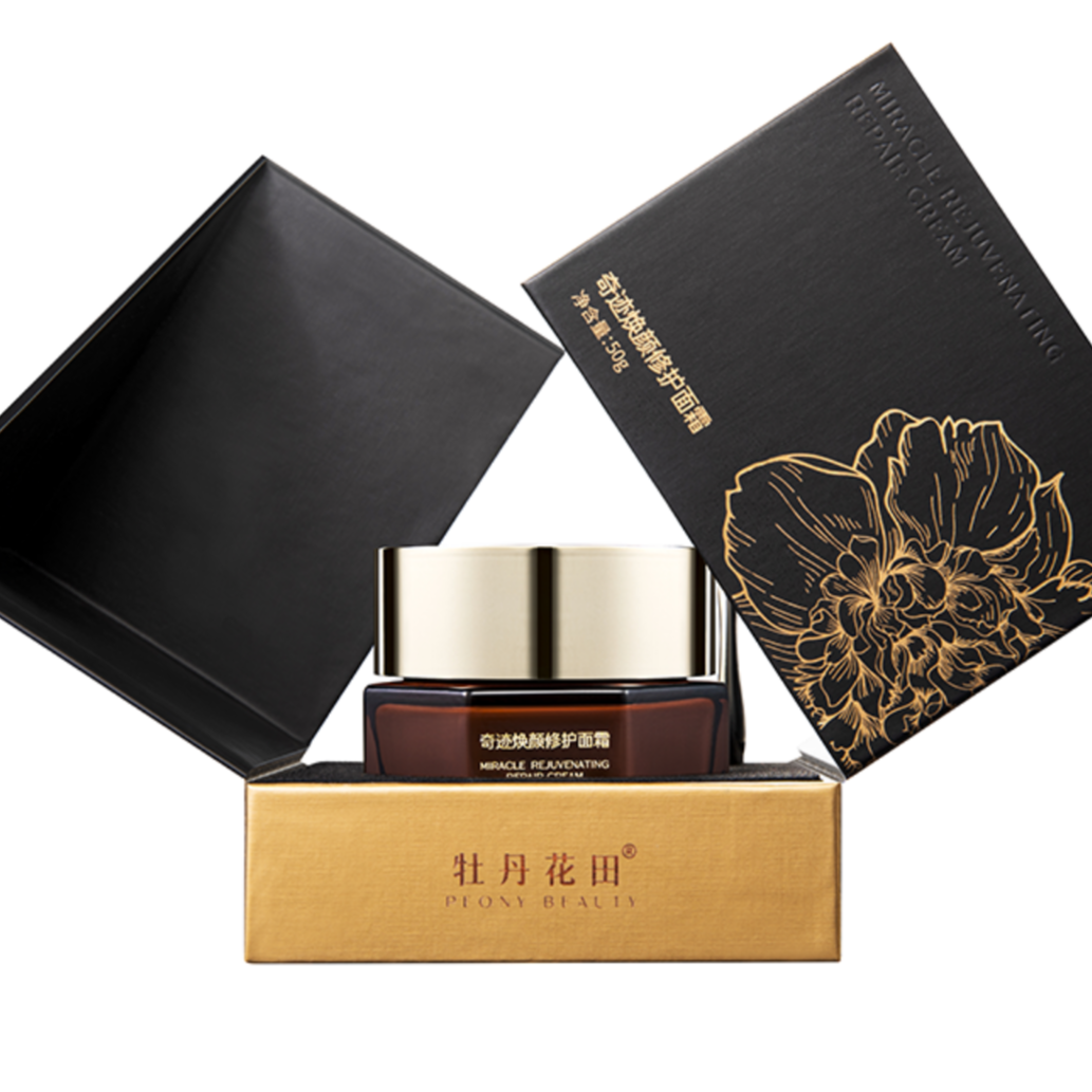 牡丹花田·奇迹焕颜修护面霜50g 修护 保湿 抗皱 紧致