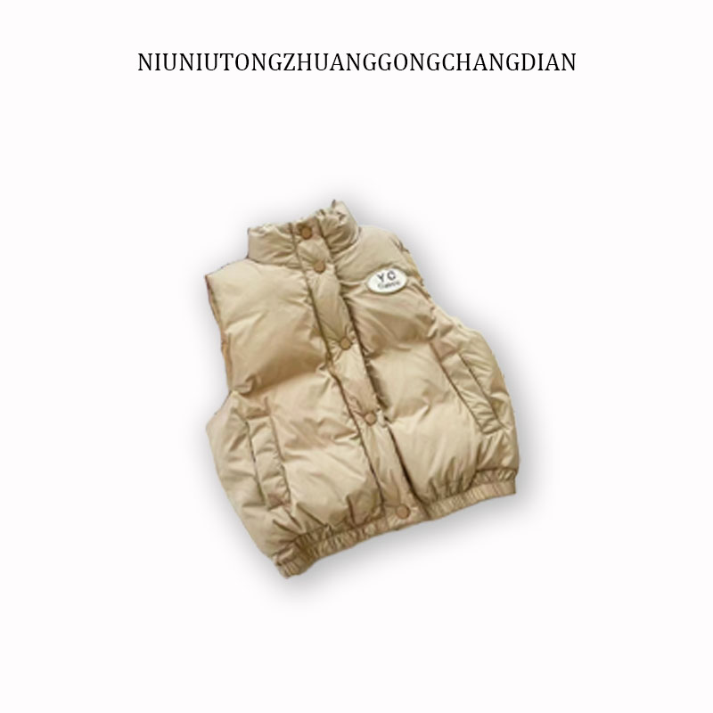 A185儿童羽绒服冬季新款男童加厚外套宝宝冬装洋气小女孩反季马甲