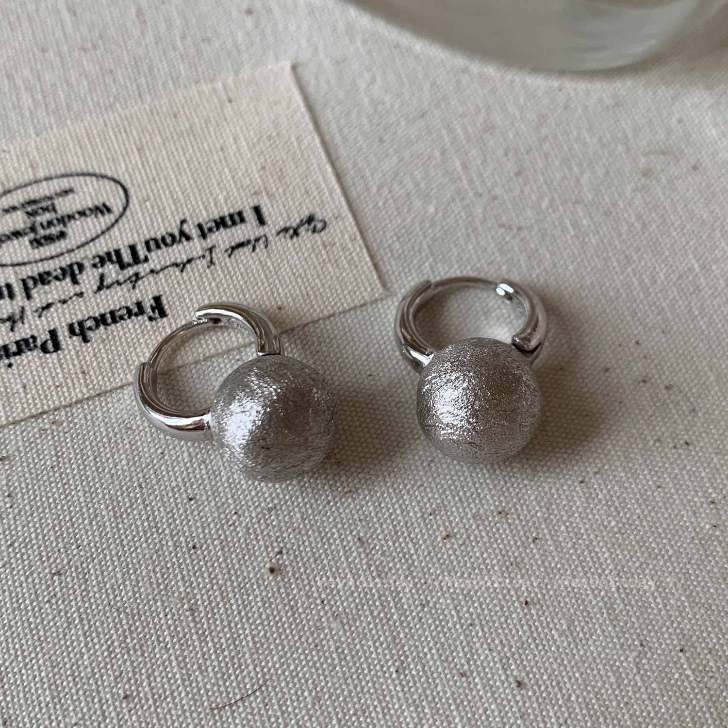 925银耳饰 耳钉气质百搭小众法式简约素款