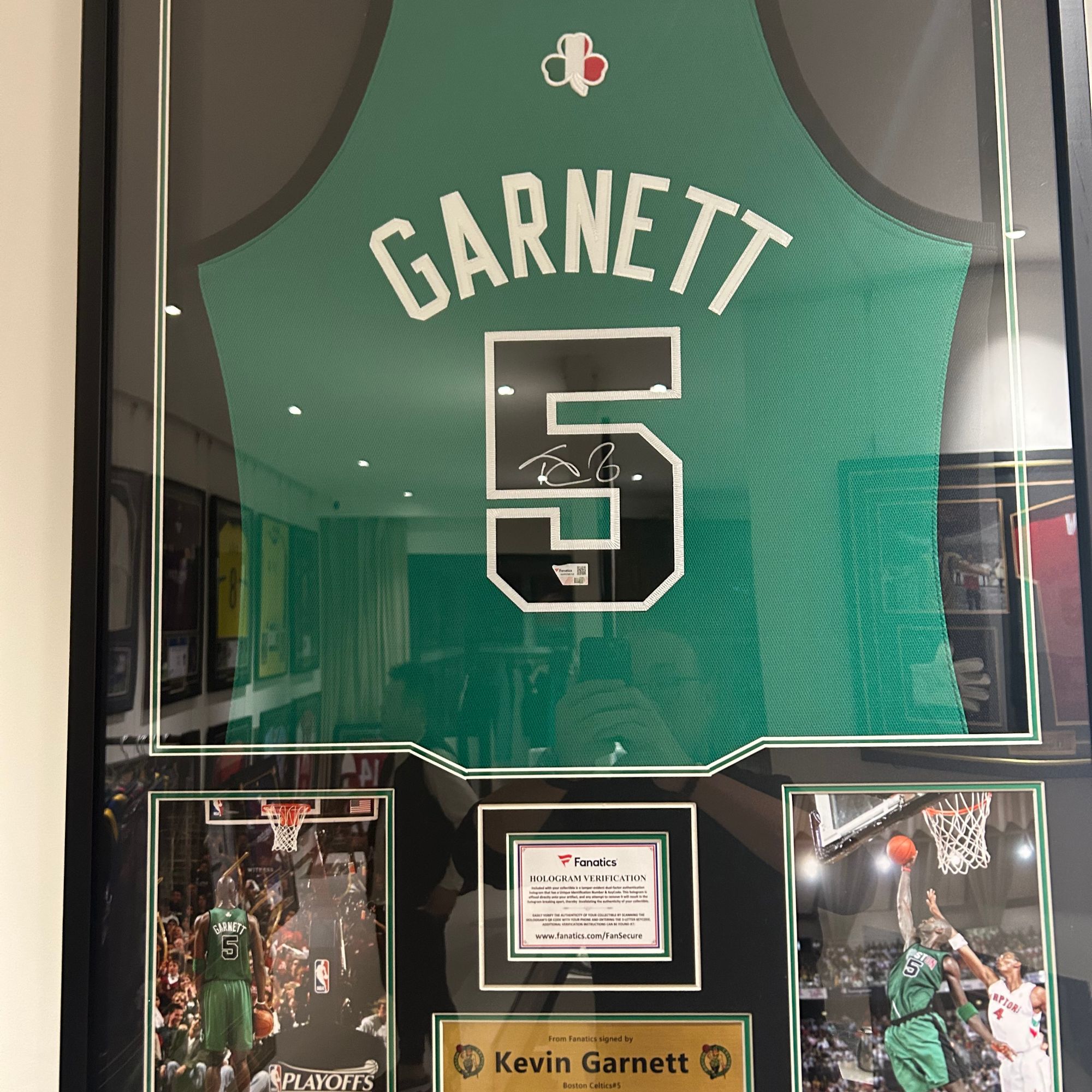 （麦扣体育）加内特森林狼绿凯au球衣