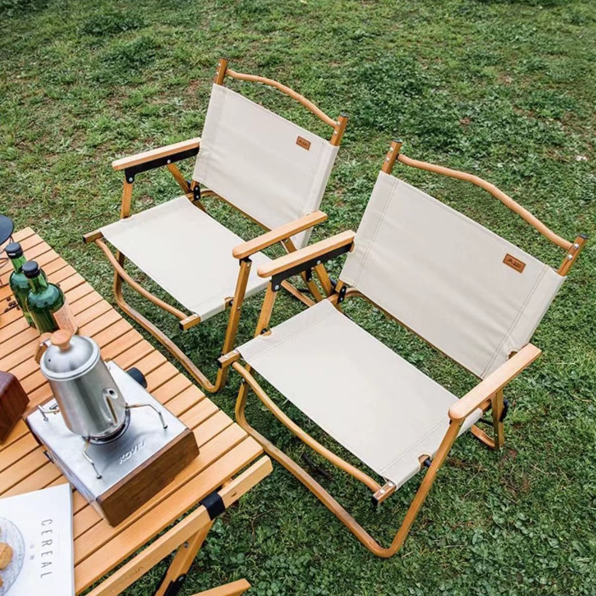 北山狼克米特椅户外露营装备钓鱼凳携带舒适折叠椅便携野营桌椅子