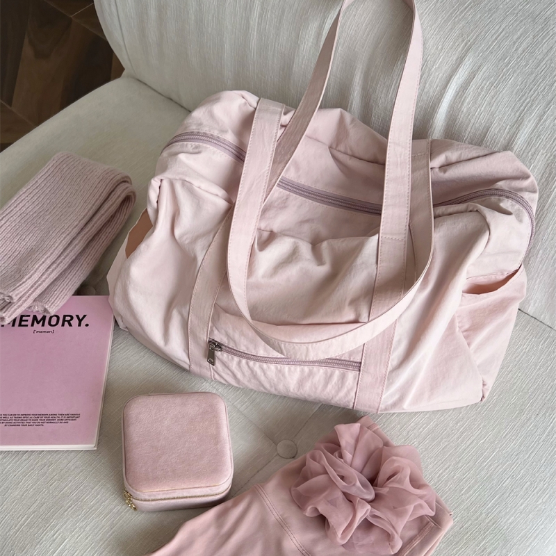 YEUNGSUKHAN/奶油系健身包 ins风大容量运动瑜伽短途收纳旅行袋女