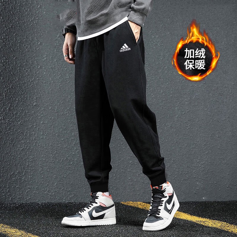 【加绒】Adidas阿迪达斯长裤男2025季新款加绒保暖运动裤IB4023