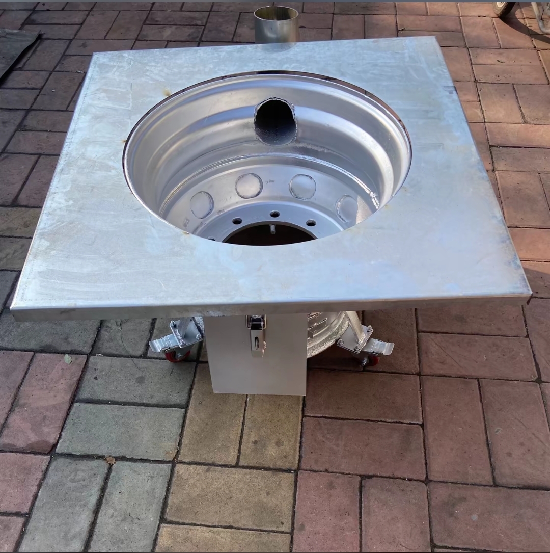 带台面，不配圈，可放6-8印锅，双轮毂